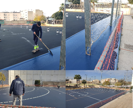 Pavimentación Deportiva Futbol Sala Sistema DSL SPORTCORE ELITE 