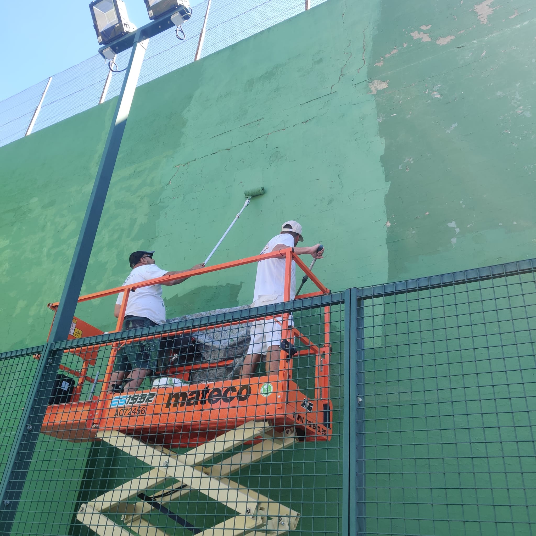 Recubrimiento Club de Frontenis 